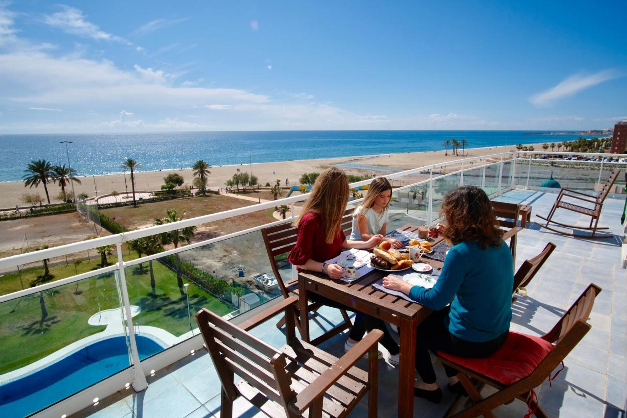 Seafront Penthouse Almeria Roquetas de Mar Esterno foto
